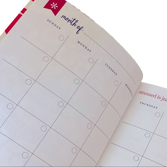 NEW Erin Condren Academic Planner - Orange Texas Hearts - Picture 3 of 7